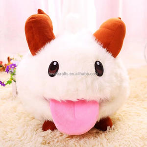 Peluche Poro del Gioco Anime <span class=keywords><strong>LOL</strong></span>, Morbido Giocattolo Imbottito Bianco con Imbottitura in Cotone PP per Bambini e Decorazione Casa - Product Image 2