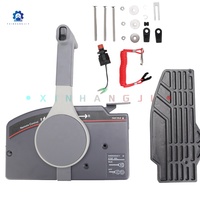 Kotak Kontrol Jarak Jauh Kapal Bensin XINHANGJI 703-48260-10 Model Lama, Buka Tarik, 2 Tak untuk Motor Tempel Yamaha
