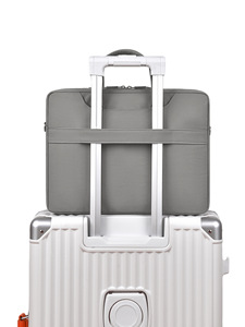 Sac à bandoulière multifonctionnel élégant pour hommes d'affaires, en polyester, avec poignée, imperméable, grande capacité, pour ordinateur portable - Product Image 6