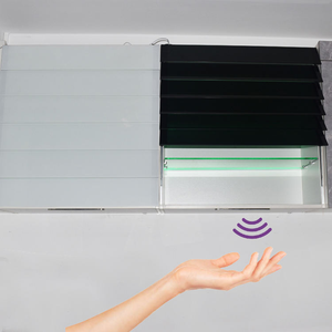 <span class=keywords><strong>Armoire</strong></span> à volets roulants intelligente pour cuisine |   Porte à persiennes électriques |   Volet roulant motorisé en aluminium pour armoires murales - Product Image 3