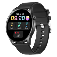 Reloj inteligente para hombre y mujer, pulsera con detección de ritmo cardíaco, prueba de Salud de oxígeno en sangre, con dientes azules, deportivo