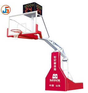 Sistema di <span class=keywords><strong>Canestro</strong></span> da Basket Idraulico Resistente con Tabellone in Vetro Temperato Regolabile <span class=keywords><strong>per</strong></span> Installazione Interna ed Esterna - Product Image 4