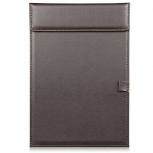 Porte-documents de bureau personnalisé avec logo, format A4, en cuir PU, avec porte-stylo, pour réunions d'entreprise - Product Image 4