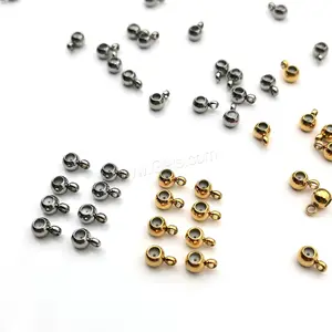 DIY 304 Stainless Steel Stopper jewelry Beads Galvanic plating & different size for choice more colors for choice 1640817