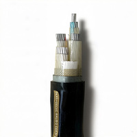 Cable de Alimentación Industrial con Núcleo de Aluminio YJLV 0.6/1 KV, Baja Tensión, Aislamiento XLPE, Revestimiento de PVC, 3x185-500 mm, Blindado con Cinta de Acero, IP67