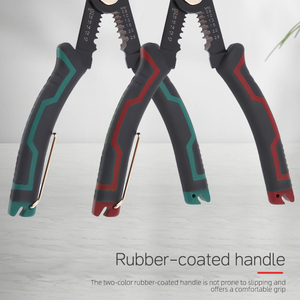 Pince à dénuder les câbles inclinée de type incliné en acier à haute teneur en carbone de 6 pouces pour câbles électriques et fibres optiques - Product Image 3