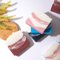 Savon solide pour homme fait à la main, blanchissant, à base d'huiles essentielles biologiques et entièrement naturelles, procédé à froid
