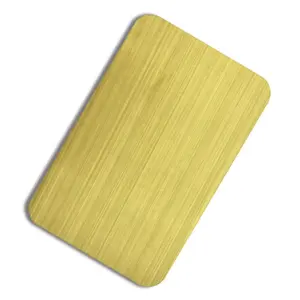 Inox 304 No.4/brushed/hairline Titanium Gold Sheets Pvd Coating Stainless Steel Sheets