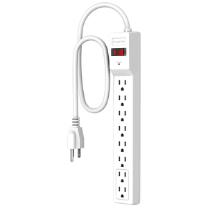Striscia di protezione da sovraccarico a spina piatta 980J 3 SPD ciabatta con protezione da sovratensione con indicatore luminoso - Product Image 2