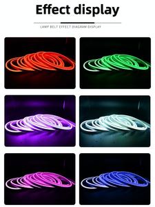 Bande lumineuse néon 5M à <span class=keywords><strong>prix</strong></span> d'usine, étanche IP65, pour extérieur, RVB, néon flexible personnalisé, enseigne lumineuse néon - Product Image 4