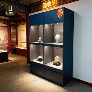 Quick Access Storage <b>Display</b> <b>Case</b> with Secure Roll Out Drawers and LED Lighting for Museum and Research Collections - Product Image 1