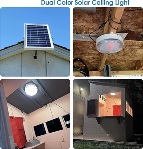 Plafonnier LED encastré solaire crépuscule-aube pour couloirs intérieurs, balcon, décoration intérieure, économie d'énergie - Product Image 3