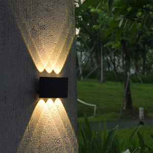 Applique murale extérieure LED en alliage d'aluminium, étanche, blanc chaud 3500K, angle de faisceau de 20 degrés, lumière murale, garantie 10 ans - Product Image 6