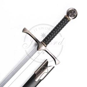 Réplique d'arme médiévale Meshin MS, épée de chevalier croisé - Alliage de zinc et plastique, 8-13 ans - Product Image 5