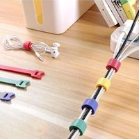 Serre-câbles en nylon jaunes de 12 mm sans crochet, avec logo personnalisé imprimé, serre-câbles double face