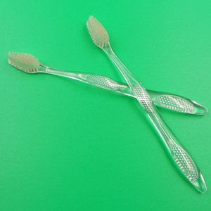 Cepillo de dientes con mango transparente HX 01, manual para adultos, mango largo, cuidado bucal - Product Image 2
