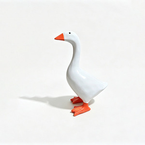 Duck Key Storage Resin Duck Home Decor Creative DIY Magnetic Ornament Living Room Decoration Art Gift April Fool's Day - Product Image 5