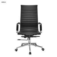 Chaise de direction de luxe à dossier haut pour bureau, confortable, Sillas De Oficina De Lujo, chaise ergonomique en cuir PU