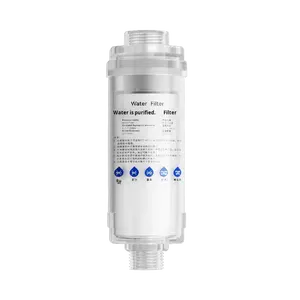 Prefiltro <span class=keywords><strong>de</strong></span> <span class=keywords><strong>Entrada</strong></span> para Calentador <span class=keywords><strong>de</strong></span> <span class=keywords><strong>Agua</strong></span> Eléctrico MEENA, Filtración <span class=keywords><strong>de</strong></span> 5 Micras, Caudal <span class=keywords><strong>de</strong></span> 500 L/h, Grifo para Lavadora Doméstica, Inodoro Inteligente, PP - Product Image 1