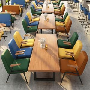 Mobilier contemporain de luxe pour restaurant, design moderne en métal pour la salle à manger et l'hôtel, tables et chaises incluses à vendre - Product Image 3