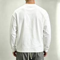 T-shirts respirants surdimensionnés pour hommes, personnalisables avec logo brodé ou sérigraphié, anti-boulochage, vente en gros