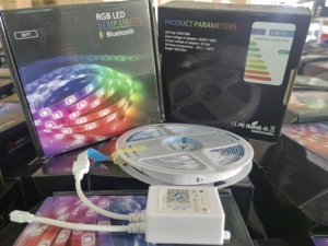 Striscia <span class=keywords><strong>LED</strong></span> RGB 3535 DC24V con Controllo Vocale e App, Illuminazione <span class=keywords><strong>LED</strong></span> a Pixel - Product Image 3