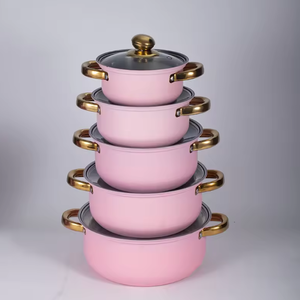 Vente directe d'usine 5 pièces ensemble de marmite casserole à lait ustensiles de cuisine en acier inoxydable 304 <span class=keywords><strong>les</strong></span> ustensiles De Cuisine - Product Image 3