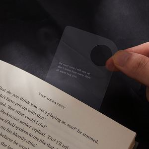 Marcadores de <span class=keywords><strong>Libros</strong></span> de PVC Transparente con Logotipo Personalizado, Marcadores de Plástico <span class=keywords><strong>para</strong></span> Regalos Promocionales - Product Image 5