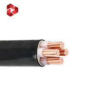 Cable de Cobre Aislado con XLPE de Media Tensión, Revestimiento de PVC, Cable de Distribución Eléctrica de Fábrica