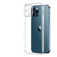Funda Protectora de Silicona TPU Transparente Antiamarilla para iPhone 17 Pro Max, iPhone 15, 14, 13, 12, 11 Plus, Venta al Por Mayor