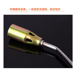 Torche de soudage à double ouverture en acier inoxydable, pistolet à flamme au gaz liquéfié type 35, tête inclinée, allumage manuel, coupe-vent, usage domestique - Product Image 4