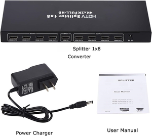 ตัวแยกสัญญาณ <span class=keywords><strong>HDMI</strong></span> <span class=keywords><strong>1X16</strong></span> 1X8ตัวขยายสัญญาณ8พอร์ต3D V1.4 1080P <span class=keywords><strong>HDMI</strong></span> สวิตช์รองรับ4K HDTV สำหรับ HDTV PS3 Xbox - Product Image 6
