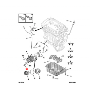 Capteur de pression d'huile 9802152780 1131.K8 1131K8 pour PEUGEOT 308 508 <span class=keywords><strong>CITROEN</strong></span> C4 DS4 DS5 - Product Image 6