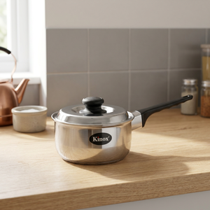 Olla para Té Hawkin de Acero Inoxidable 304 de Alta Calidad con Tapa y Asa Resistente para Hervir Agua y Leche, Uso Doméstico Regular - Product Image 3