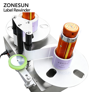 เครื่องม้วนกระดาษอัตโนมัติแบบตั้งโต๊ะ ZONESUN ZS-RJL2 พร้อมตัวนับมิเตอร์ สำหรับม้วนกระดาษ ป้ายสติกเกอร์ และม้วนต่อม้วน - Product Image 3