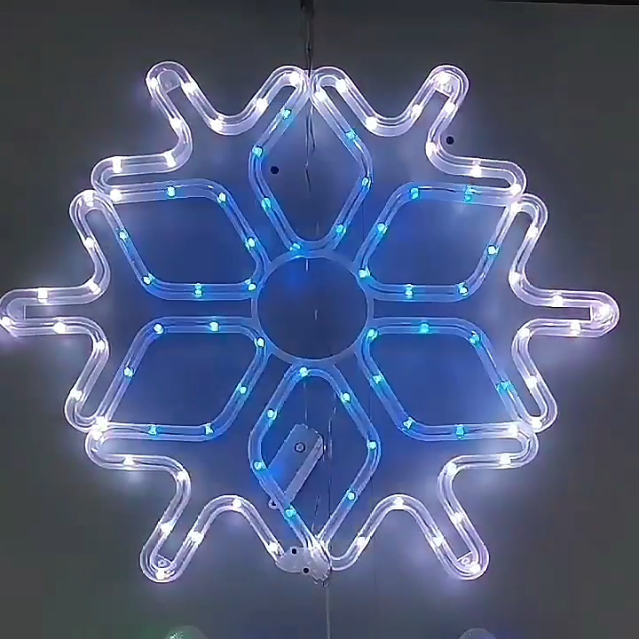 Spetebo Set 5 Luci Da Giardino A LED Fiocchi Di Neve – Bianco Freddo – Con Timer E Picchetto – Per Esterno – A Batteria - 2
