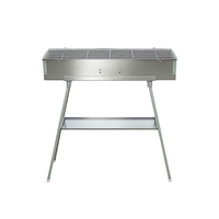 Barbecues au charbon de bois Pinnovo, qualité supérieure, barbecue d'extérieur au charbon de bois, barbecue vertical du Portugal