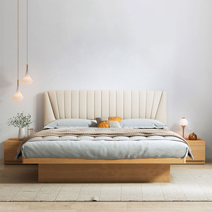 Moren-Marco de cama con cubierta, tamaño personalizado, doble reina, KingSheeshame, cama de plataforma - Product Image 1