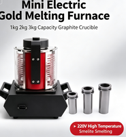 Four à fusionner l'or de 1 à 5 kg - Fonctionne avec de l'électricité à haute température et à haute efficacité, et est simple d'utilisation.