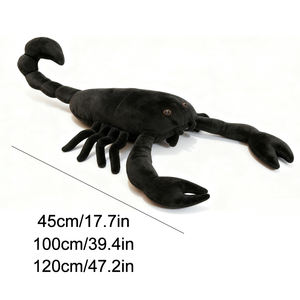 Мягкие игрушки-скорпионы черного цвета: милые и качественные плюшевые игрушки для детей и друзей. Низкий MOQ, производство OEM/ODM на заказ. - Product Image 5