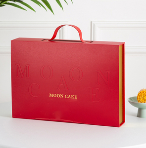Xinrunjin Color personalizado panadería Mooncake cajas artísticas impresas carpetas pastelerías mediados de otoño marca de regalo promoción estampado en caliente - Product Image 4