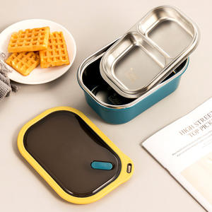 กล่องอาหารกลางวันกล่องอาหารกลางวัน<span class=keywords><strong>2</strong></span>ชั้นเก็บอาหารร้อนเก็บอุณหภูมิ1200มล. พร้อมช้อนพกพาสำหรับผู้ใหญ่เบนโตะกล่องอาหารกลางวัน - Product Image 3