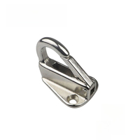 Nouveau crochet de bateau OEM/ODM JINYUHUI réglable en acier inoxydable avec câble nickelé et mousqueton rapide 19*31MM pour