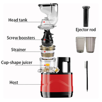 M in Stock Big Mouth Cold Press Commerciële Sinaasappel Fruitpers Elektrische Huishoudelijke Groente Sap Multifunctionele Slow Juicer