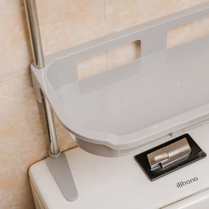 Support mural pour rouleau de papier <span class=keywords><strong>toilette</strong></span>, étagère de <span class=keywords><strong>toilette</strong></span> à 2 niveaux en plastique, étagère murale pour <span class=keywords><strong>toilette</strong></span> - Product Image 3