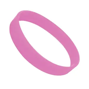 Amazon Hot Sale Breast Cancer Awareness Bracelets Pink Ribbon Silicone Sports Bracelets For Women