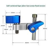 Étau magnétique auto-centrant pour pièces CNC, mâchoires parallèles de 50 mm, construction en acier pour fraisage, perçage et positionnement