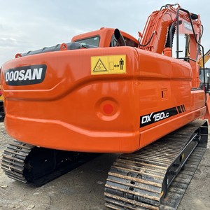 Excavadora de cadenas Doosan DX150 de 15 toneladas con motor y caja de cambios, pintura original, en venta. - Product Image 3