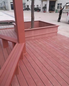 Tốt chịu lực Gỗ nhựa composite WPC công viên băng ghế dự bị xung quanh cây - Product Image 6