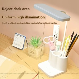 Lampe de table rechargeable par USB, lampe de chevet <span class=keywords><strong>LED</strong></span> pour chambre à coucher, dortoir, protection des yeux, 3 niveaux de luminosité réglables, lampe de bureau tactile - Product Image 5
